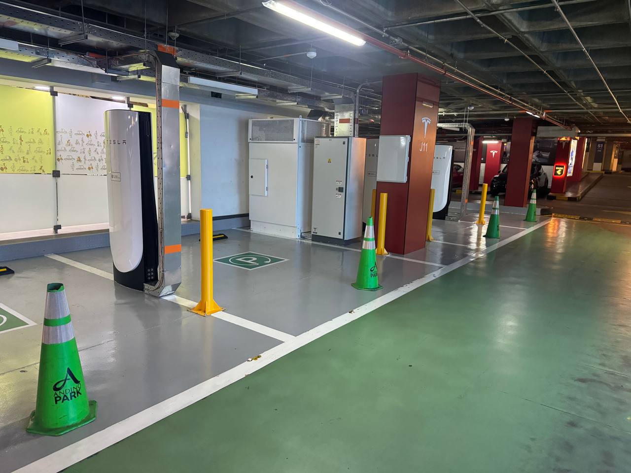 Tesla Supercharger del Centro Andino fuera de servicio